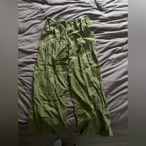 Dynamite Sage Wide-Leg Pants